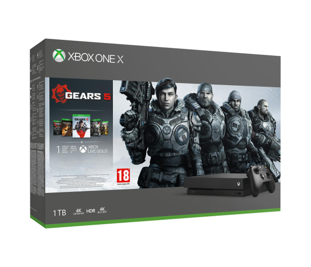 Microsoft Xbox One X 1TB + Gears 5 + kolekcja gier Gears of War - 1465718 - zdjęcie 3